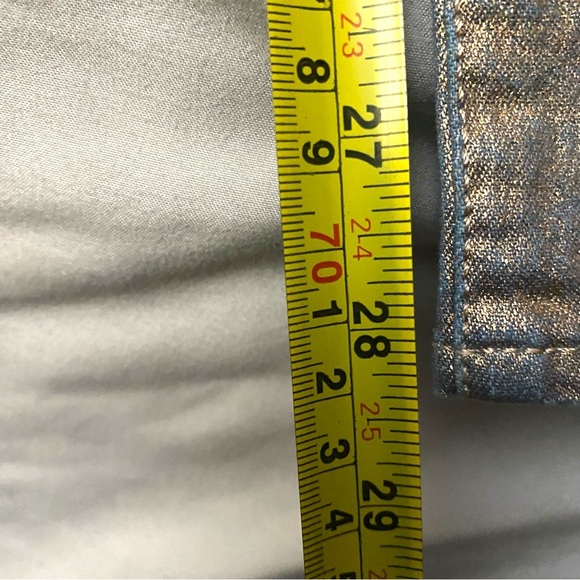 Buffalo David Bitton Irredescent Skinny Jeans Y2K Women’s Sz Mid Rise Size 26 - Picture 8 of 11